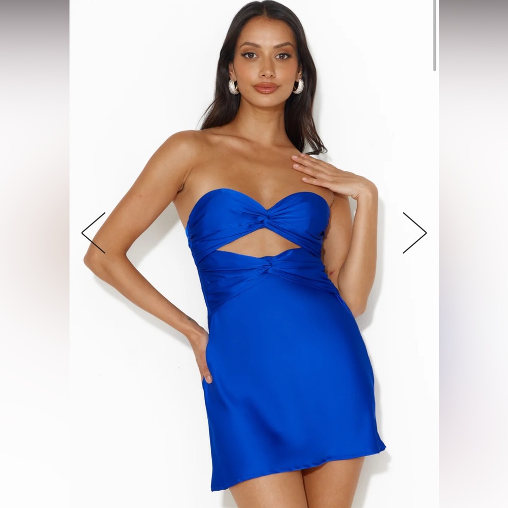 Hello Molly Satin Mini Dress